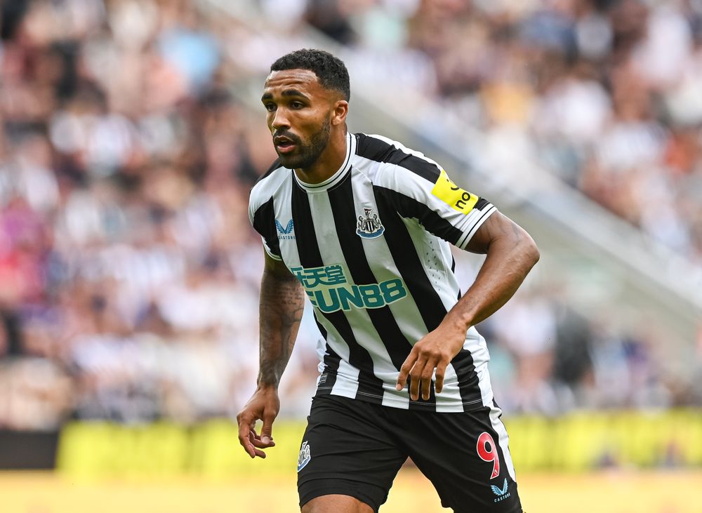 Callum Wilson in action for Newcastle against Manchester City