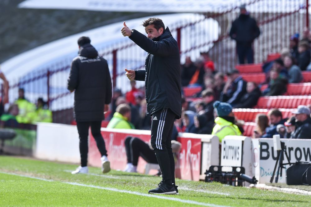 Marco Silva on the touchline
