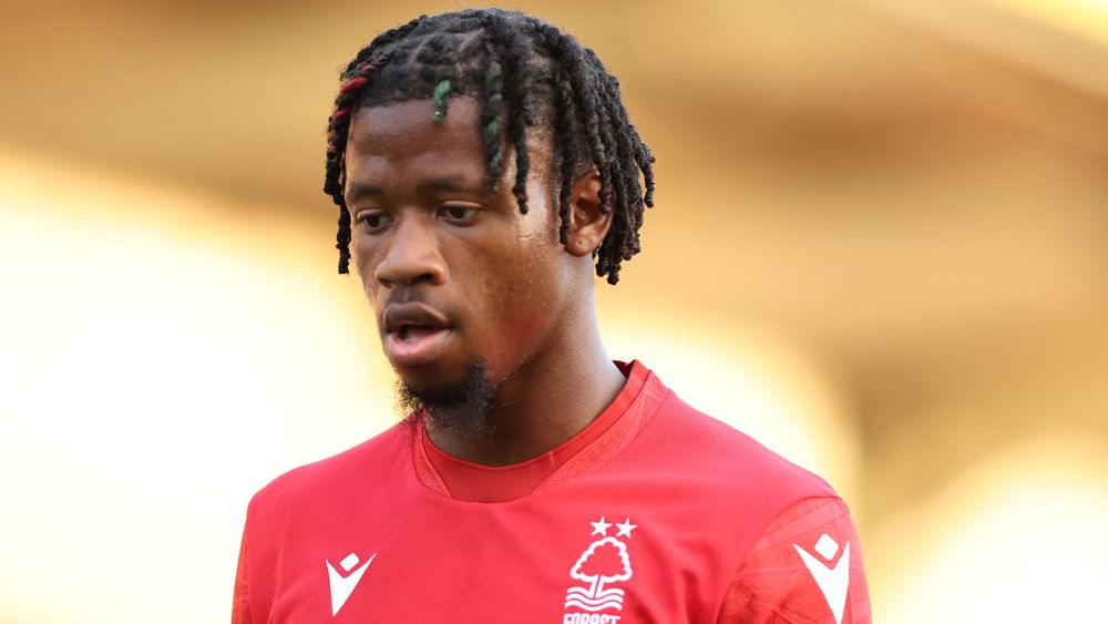 Nottingham Forest U21s player Ateef Konate in action Nottingham Forest U21s player Ateef Konate in action