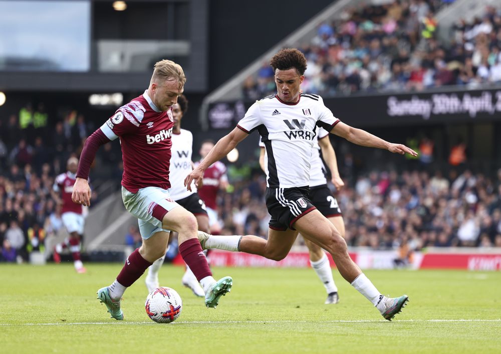 Antonee Robinson and Jarrod Bowen