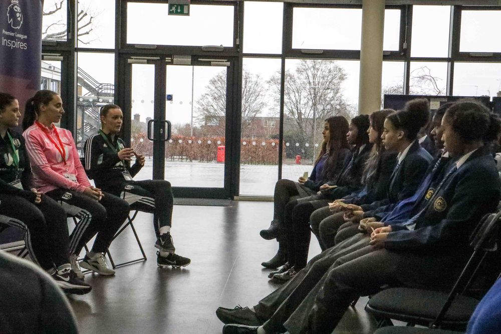 Speakers at the Premier League Inspires programme