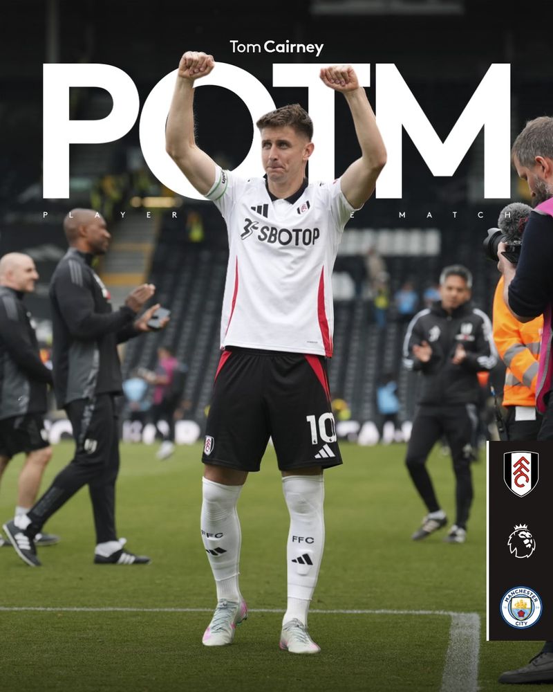 Tom Cairney wins Man of the Match Tom Cairney wins Man of the Match