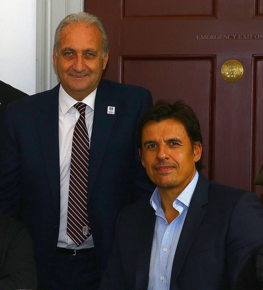 Chris Coleman with Les Strong