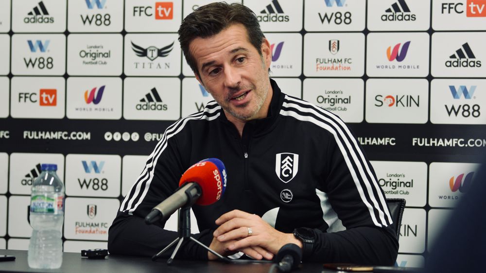 Marco Silva addresses the media