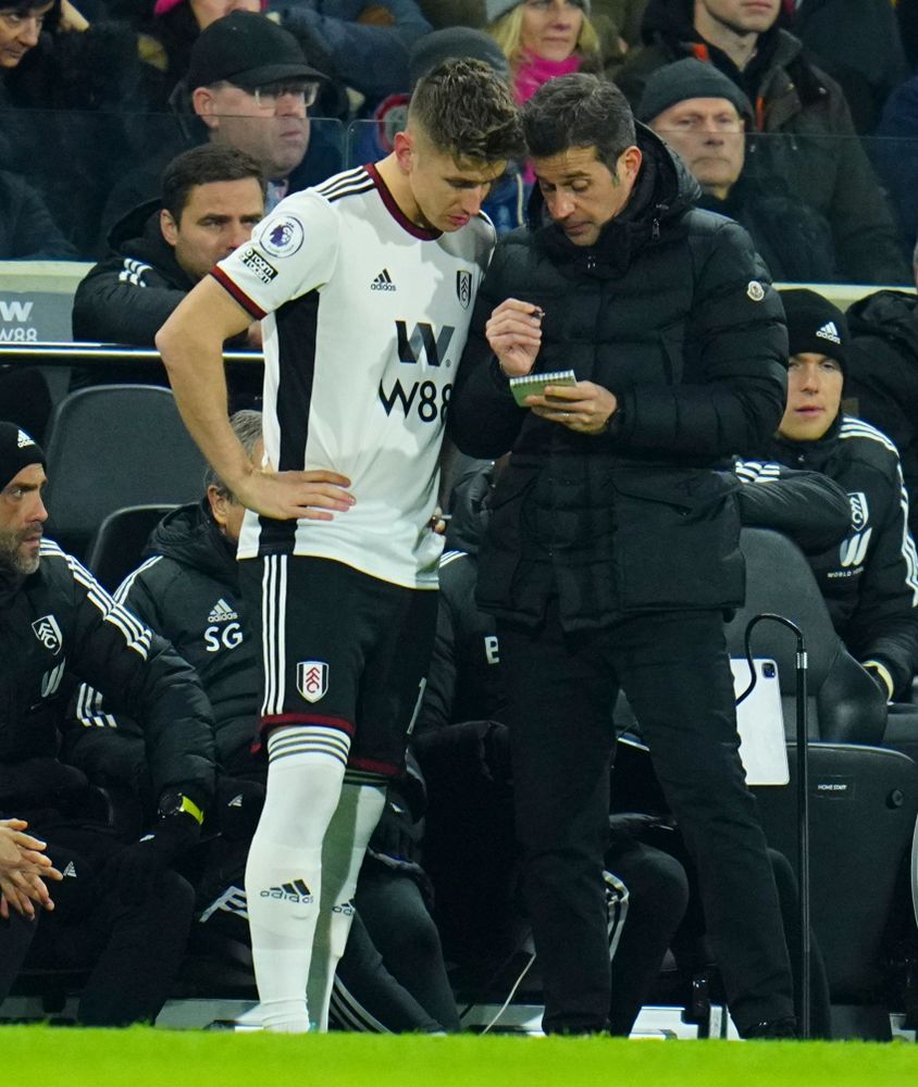 Marco Silva issues Tom Cairney with some instructions