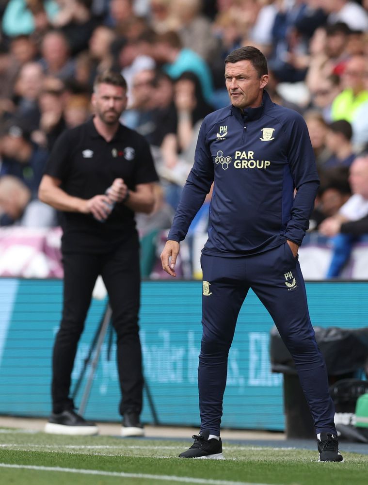 Paul Heckingbottom during Preston's win over Luton