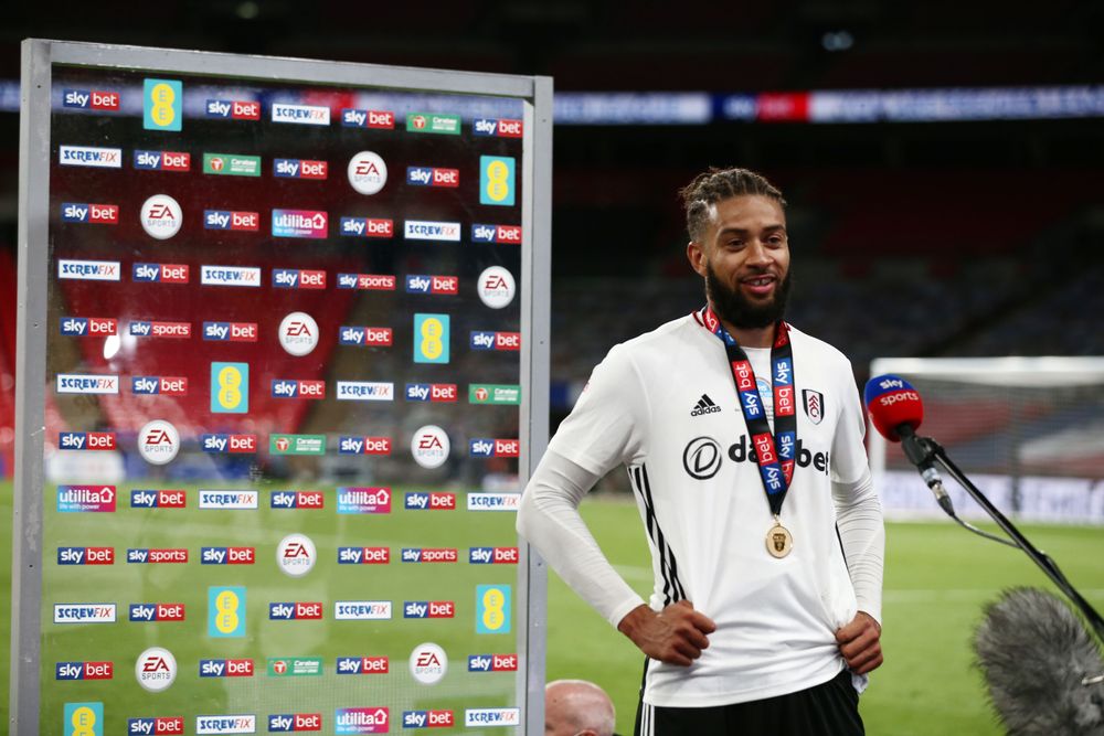 Michael Hector speaks to the media after Fulham's win over Brentford