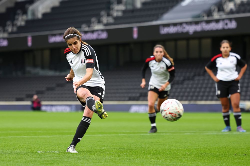 Megalie Mendes scores from the spot Megalie Mendes scores from the spot