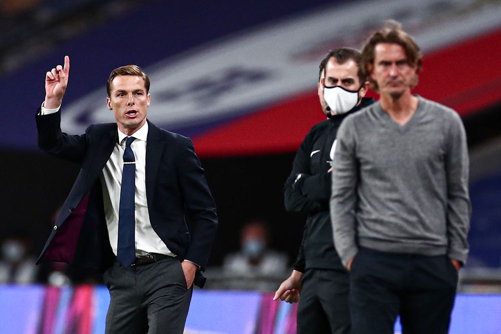 Scott Parker on the touchline at Wembley Scott Parker on the touchline at Wembley