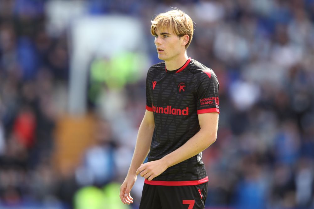 Walsall striker Nathan Lowe
