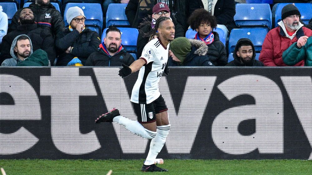 Bobby De Cordova-Reid celebrates scoring against Crystal Palace Bobby De Cordova-Reid celebrates scoring against Crystal Palace