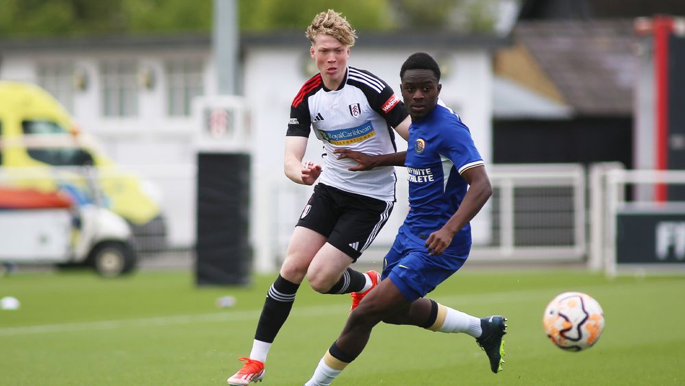 Tom Olyott against Chelsea U18s Tom Olyott against Chelsea U18s