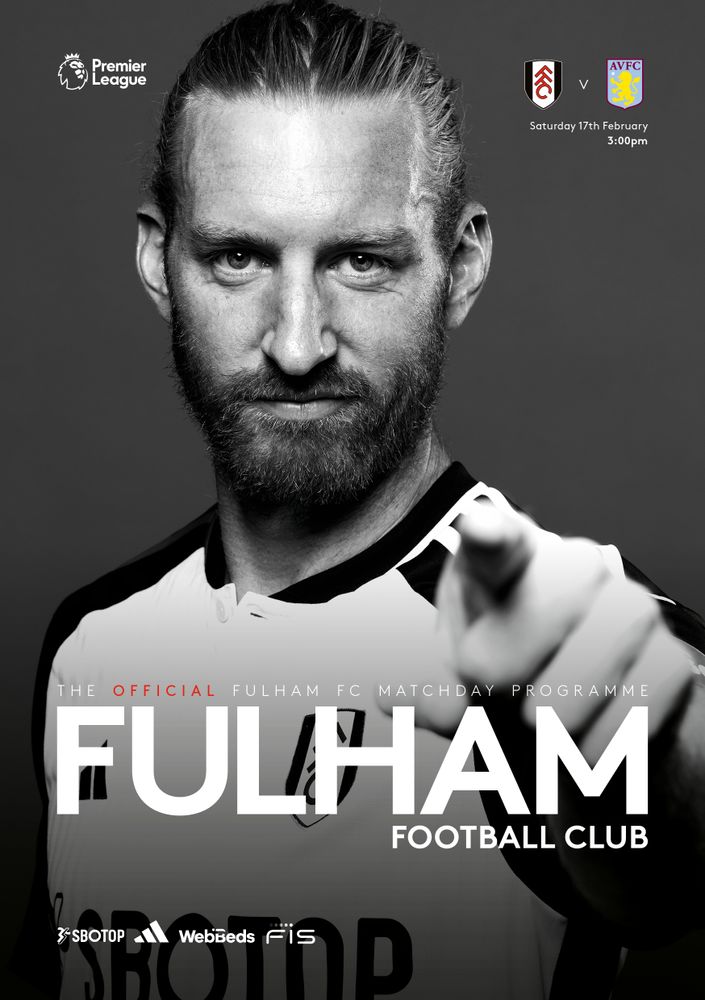 Aston Villa matchday programme Aston Villa matchday programme