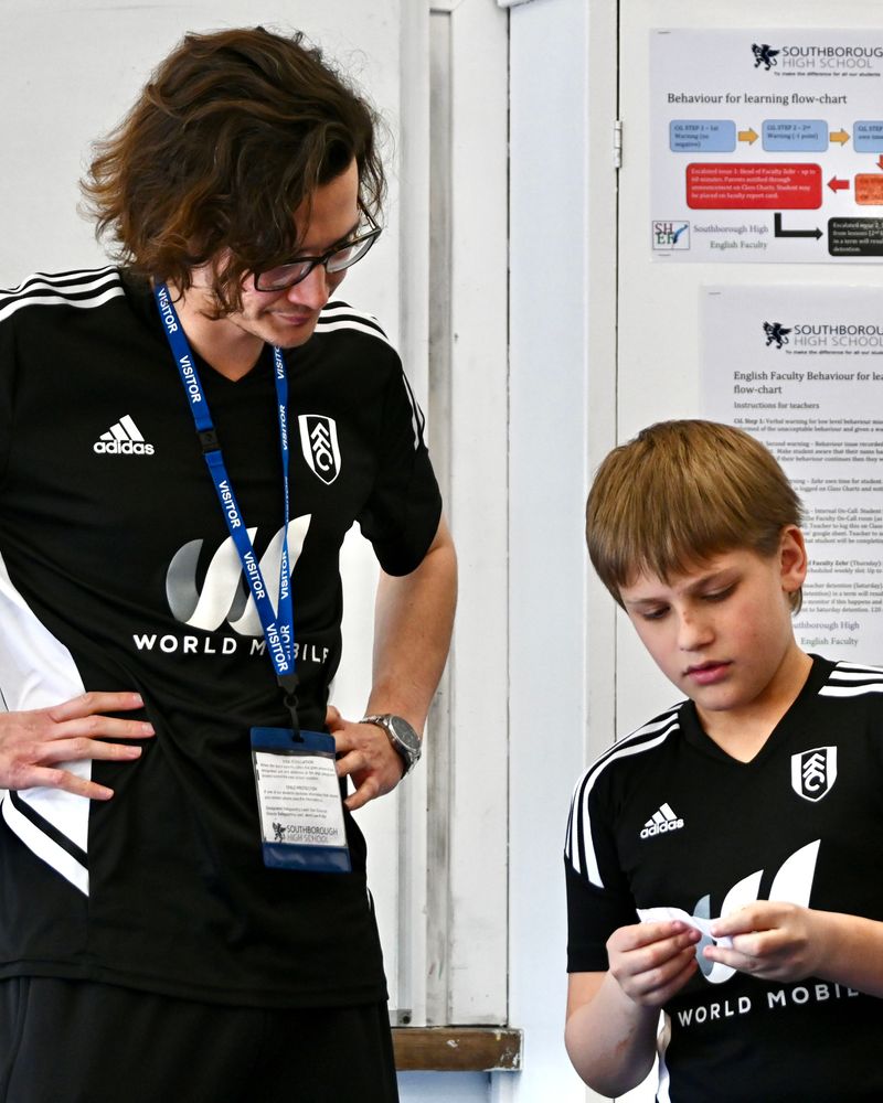 A Premier League Inspires participant A Premier League Inspires participant