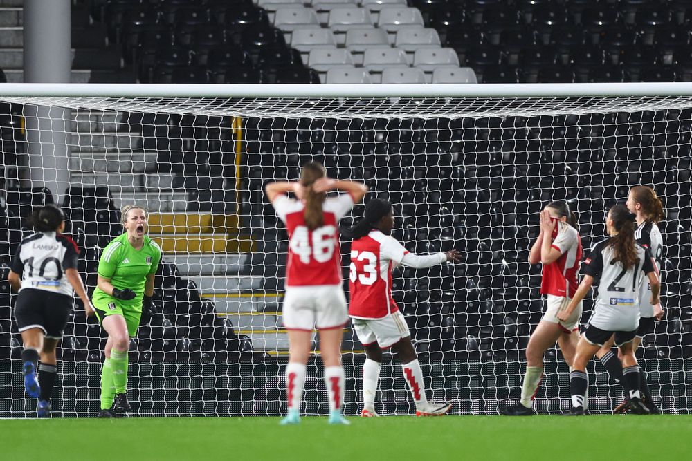 Ellie Parker celebrates saving a penalty in stoppage time Ellie Parker celebrates saving a penalty in stoppage time