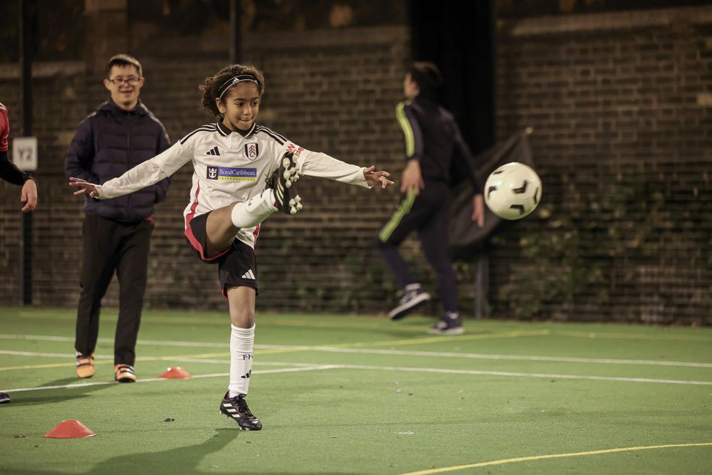 Kiara in action at a session