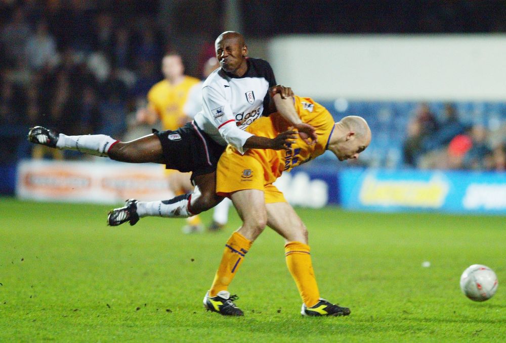 Lee Carsley challenges Luis Boa Morte Lee Carsley challenges Luis Boa Morte