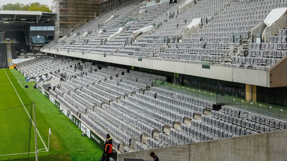 Lower Tier of the new Riverside Stand