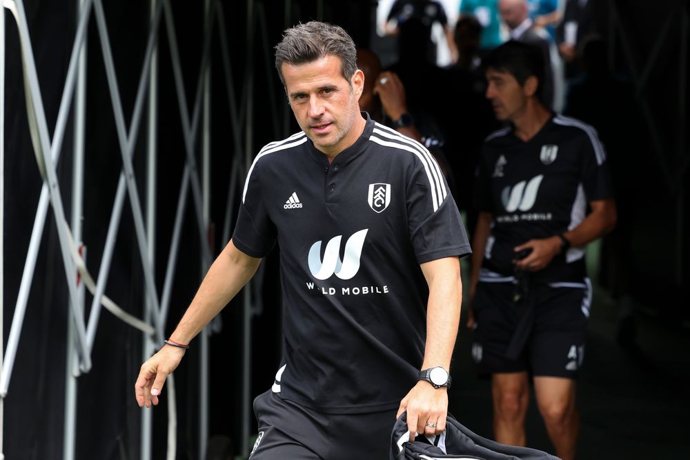 Marco Silva emerges from the tunnel