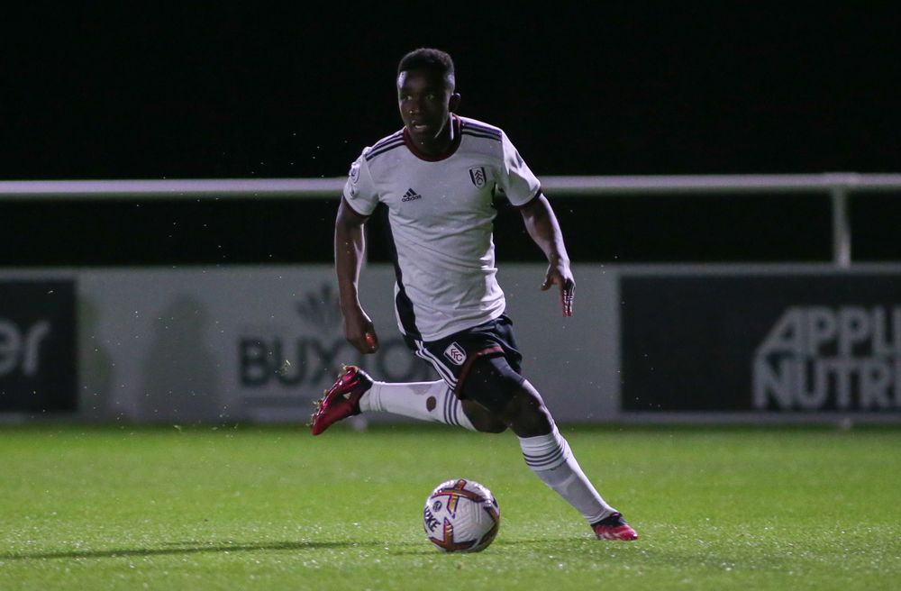 Ablade finds himself through on goal