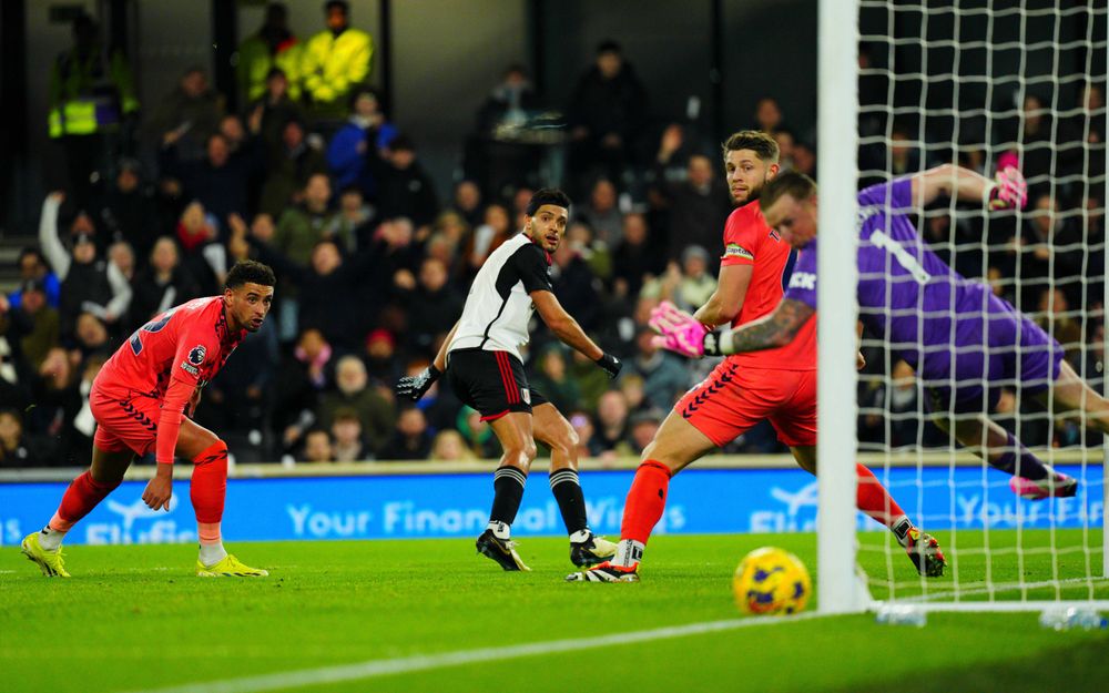 Raul Jimenez sends one just wide Raul Jimenez sends one just wide