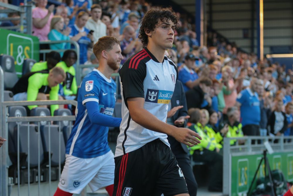 Fulham Under-21s Devan Tanton walks out ahead of a match against Portsmouth Fulham Under-21s Devan Tanton walks out ahead of a match against Portsmouth