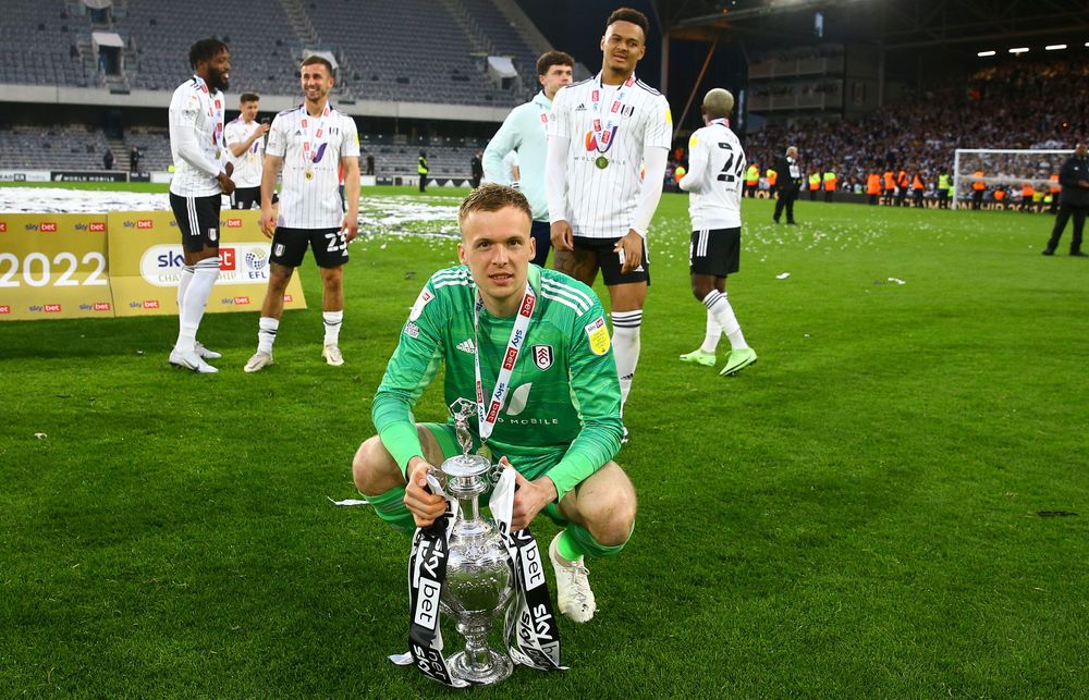 Marek Rodak with the Championship trophy Marek Rodak with the Championship trophy