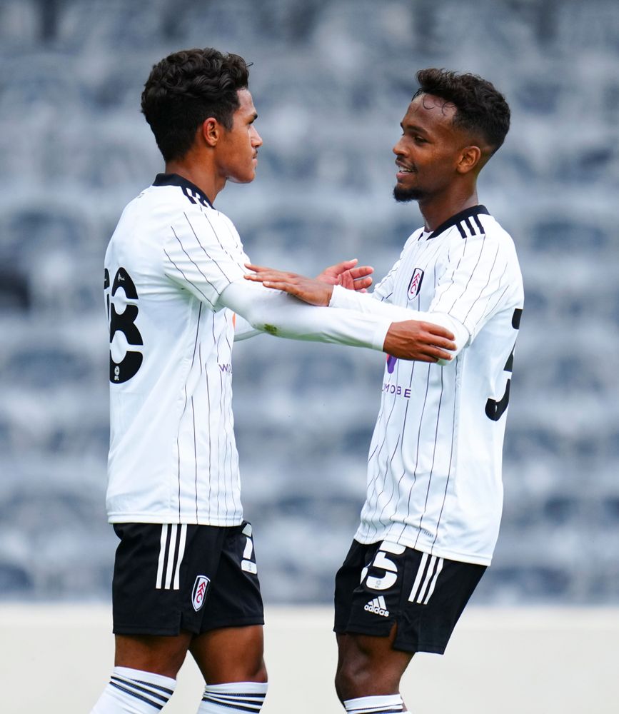 Fabio Carvalho and Tyrese Francois celebrate after combining for the winner against Charlton Fabio Carvalho and Tyrese Francois celebrate after combining for the winner against Charlton