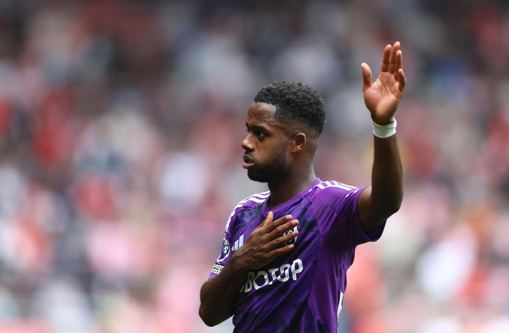 Ryan Sessegnon celebrates with the Fulham fans Ryan Sessegnon celebrates with the Fulham fans