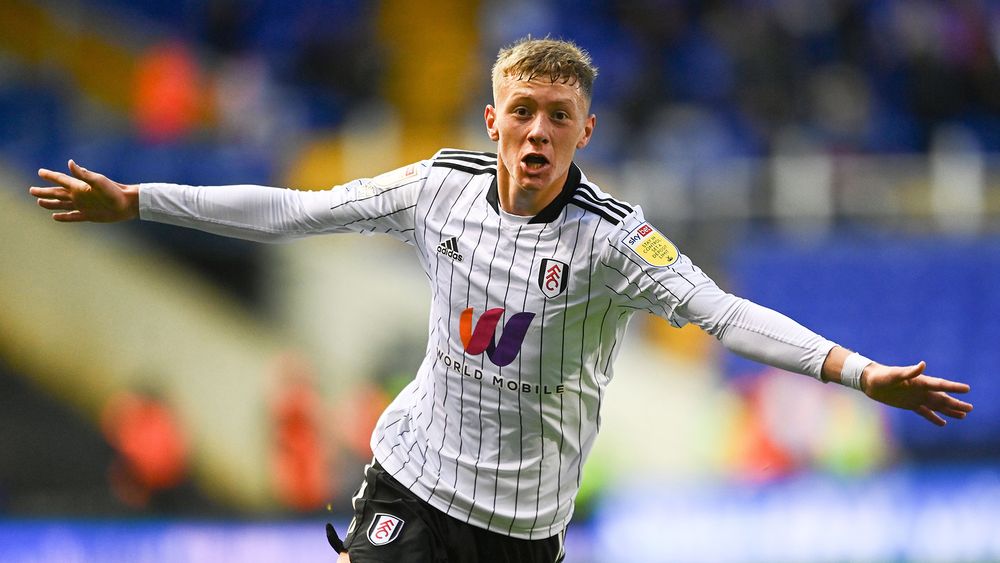 Jay Stansfield celebrates bagging his goal