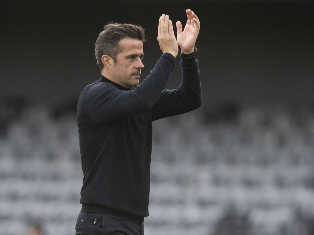 Marco Silva at full time against West Brom Marco Silva at full time against West Brom