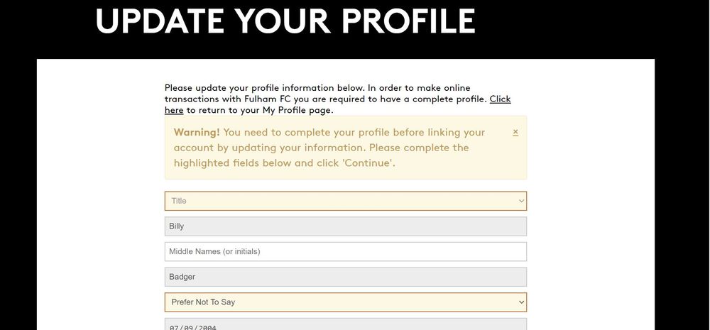 10. Update Your Profile AJ 10. Update Your Profile