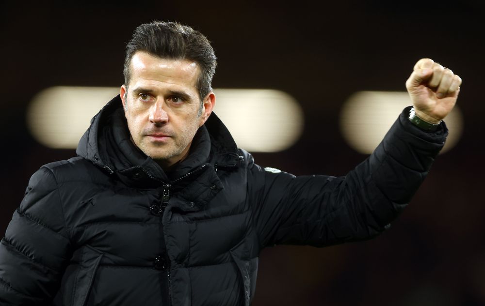 Marco Silva during a victory at the Cottage Marco Silva during a victory at the Cottage