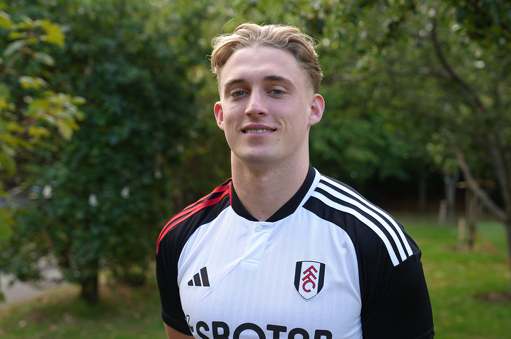 McAvoy poses in the home shirt McAvoy poses in the home shirt