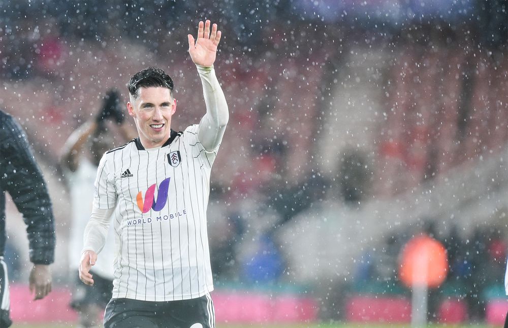 Harry Wilson celebrates Fulham's 1-0 win over Middlesbrough Harry Wilson celebrates Fulham's 1-0 win over Middlesbrough