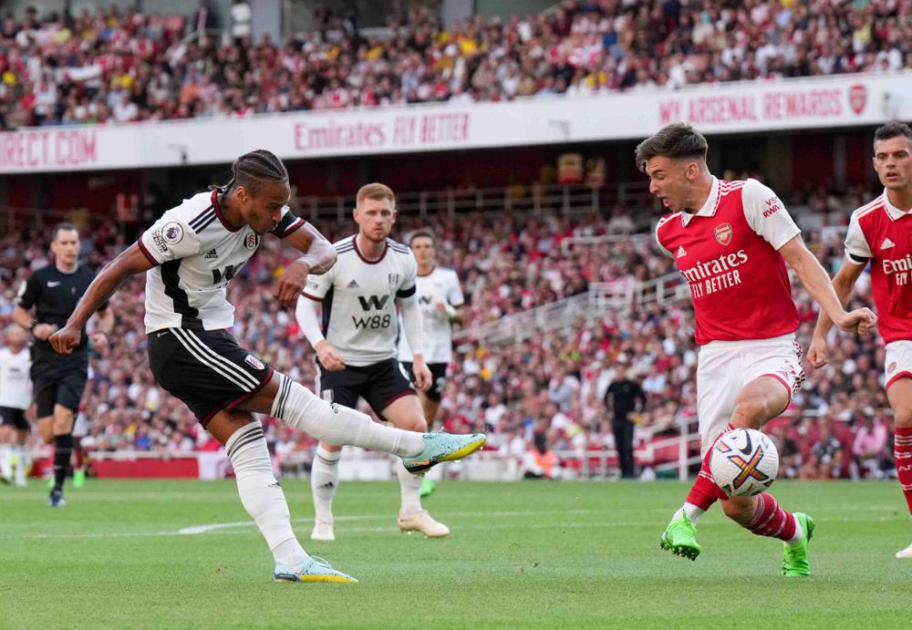 Bobby De Cordova-Reid in action against Arsenal