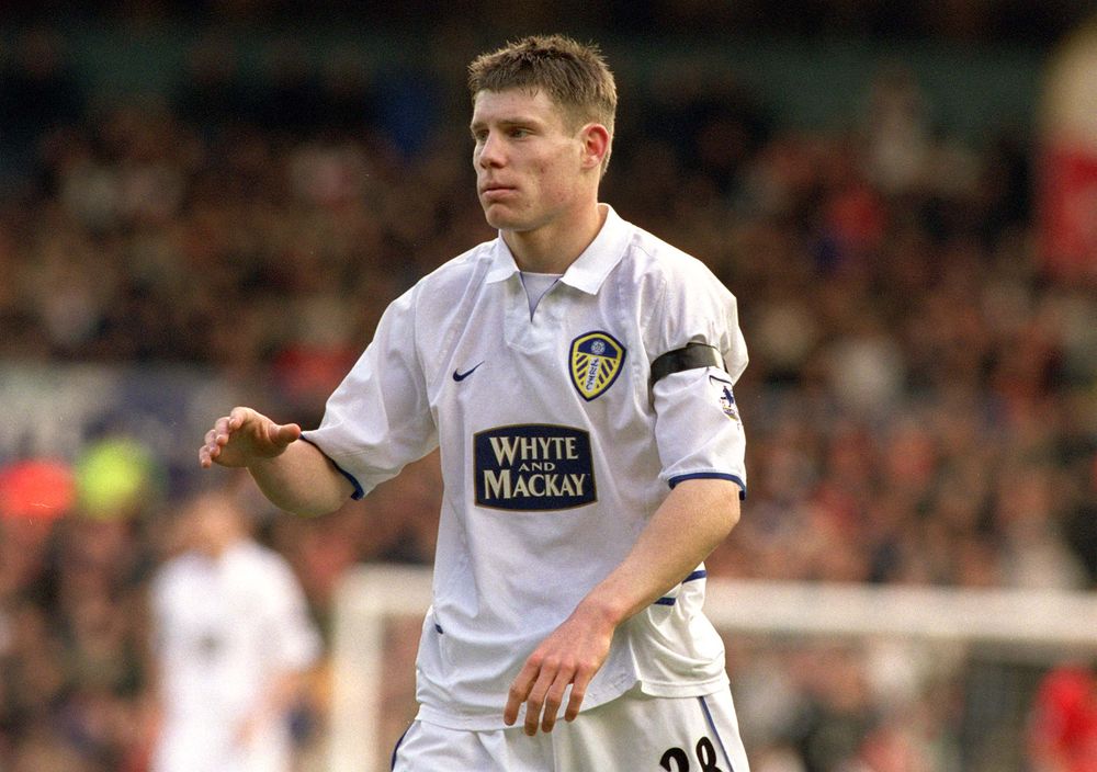 A young James Milner playing for Leeds A young James Milner playing for Leeds