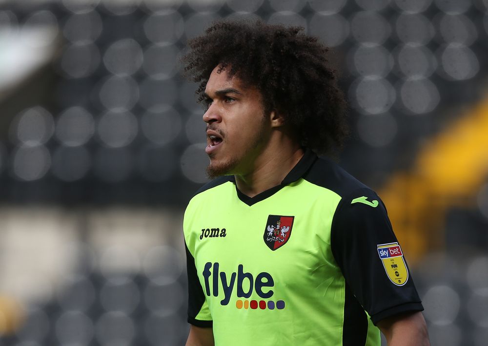 Troy Brown Troy Brown playing for Exeter