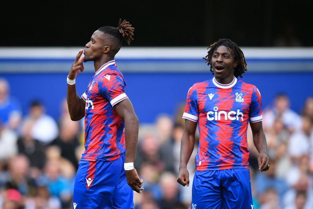 Wilfried Zaha and Eberechi Eze Wilfried Zaha and Eberechi Eze