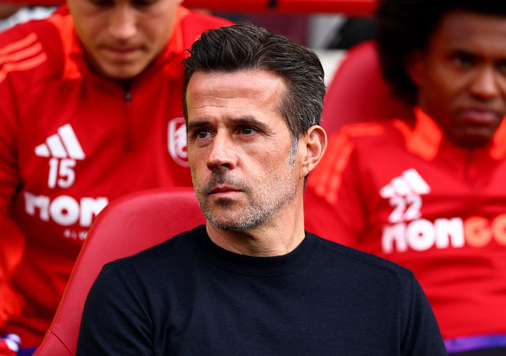 Marco Silva in the dugout Marco Silva in the dugout
