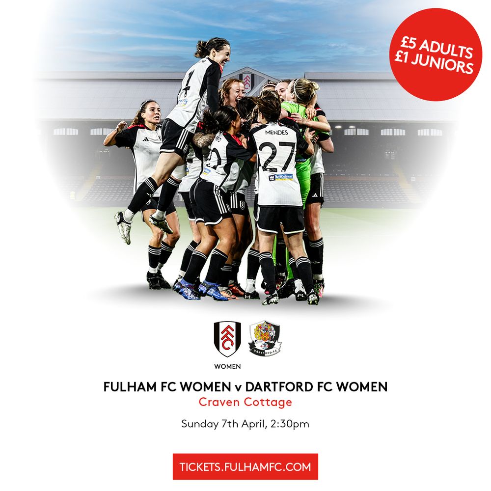 Fulham FC Women v Dartford FC Women Tickets Fulham FC Women v Dartford FC Women Tickets