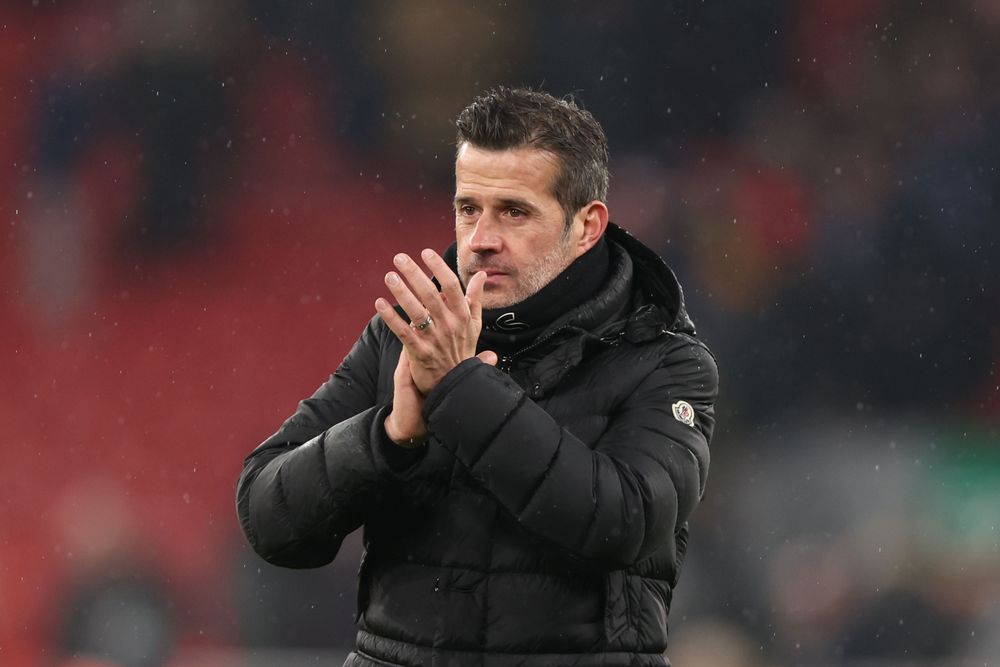 Marco Silva applauds the Fulham fans