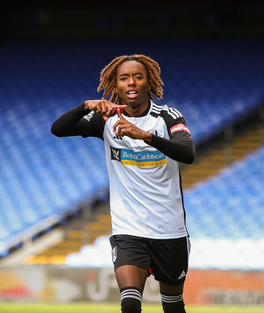 Terrell Works celebrates scoring against Crystal Palace Terrell Works celebrates scoring against Crystal Palace