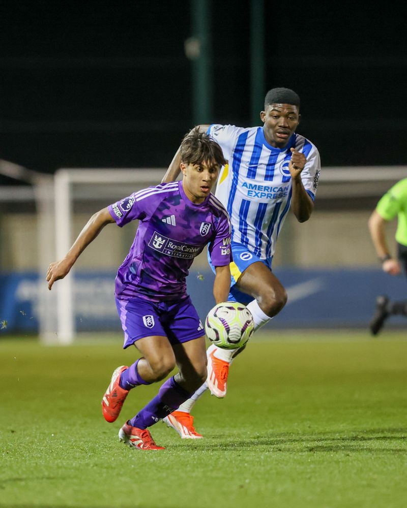 Seth Ridgeon in action for Fulham U21s v Brighton U21s Seth Ridgeon in action for Fulham U21s v Brighton U21s