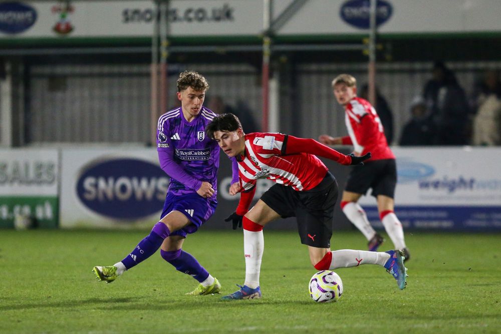 Callum Osmand in action against Southampton Under-21s Callum Osmand in action against Southampton Under-21s