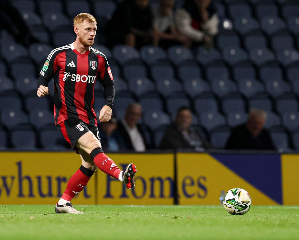 Harrison Reed passes the ball at the Deepdale Harrison Reed passes the ball at the Deepdale