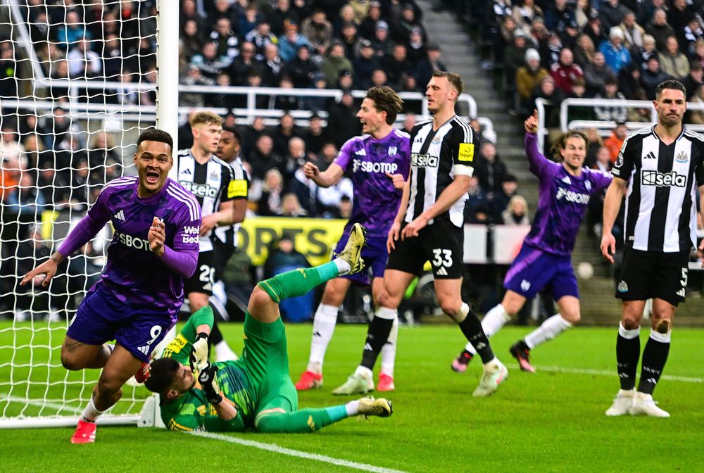 Rodrigo Muniz after scoring against Newcastle