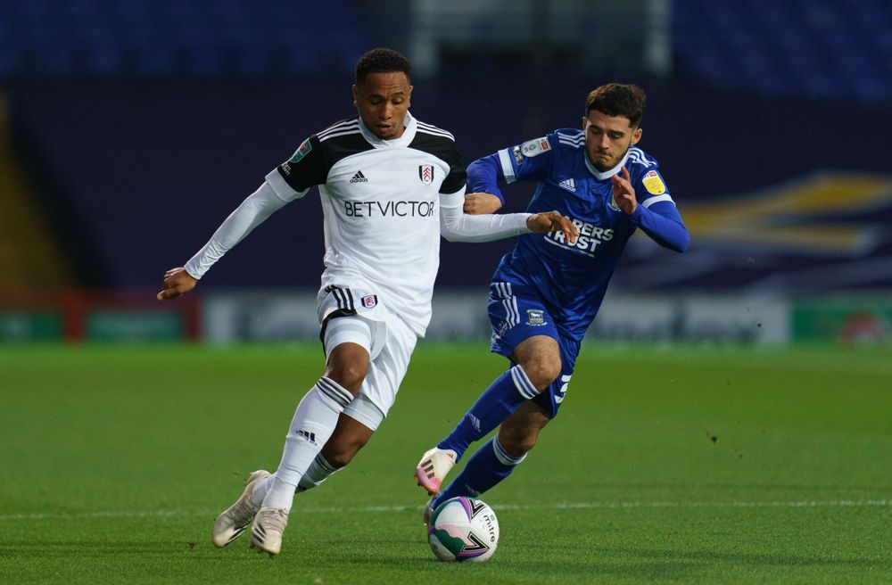 Kenny Tete attacks down the right Kenny Tete attacks down the right