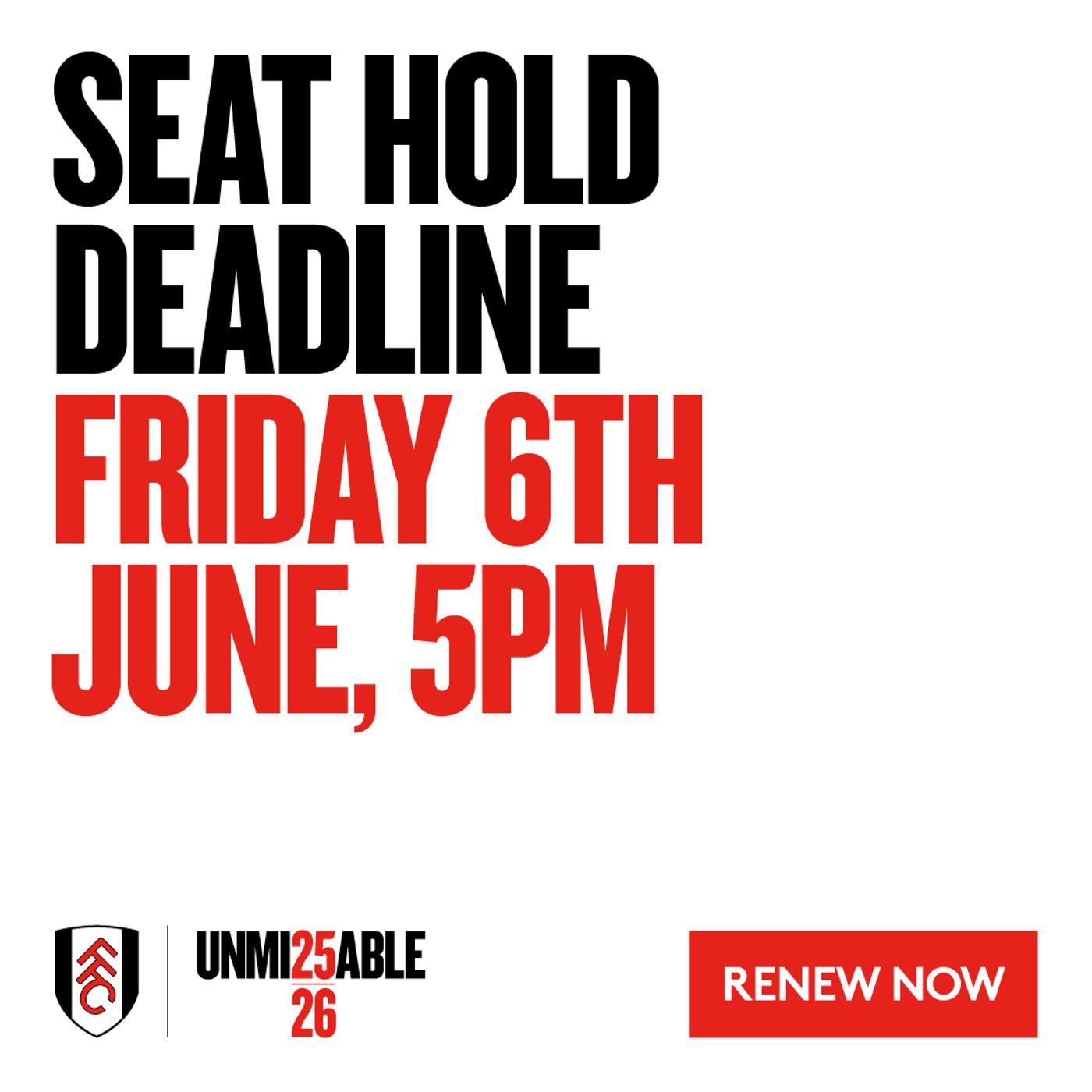 25/26 Season Tickets
